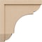 Ekena Millwork 5"W x 20"D x 20"H Thin Bryant Rough Cedar Woodgrain TimberThane Corbel, Primed Tan CORUR05X20X20BRYRCPR - alternate 4